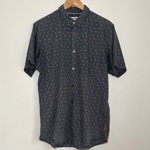 Men's  Blue Floral Shirt